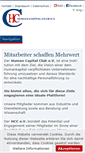 Mobile Screenshot of humancapitalclub.de